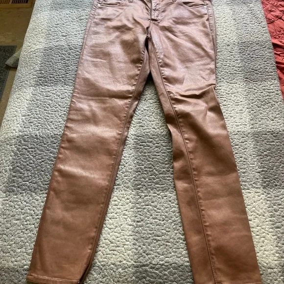 AG The Legging Ankle Super Skinny Coated Pant Farra Mid-Rise